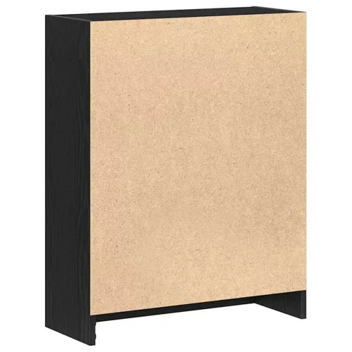 Könyvespolc Fekete 60 x 24 x 76 cm Faanyag