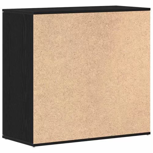 Fekete tölgy forgácslap tálalószekrény 80 x 36 x 75 cm