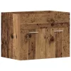 Antik fa szerelt fa mosdószekrény 60x38,5x46 cm