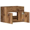 Antik fa szerelt fa mosdószekrény 60x38,5x46 cm