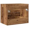 Antik fa szerelt fa mosdószekrény 60x38,5x48 cm