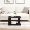 Dohányzóasztal Musta tammi 85 x 55 x 31 cm Faanyag