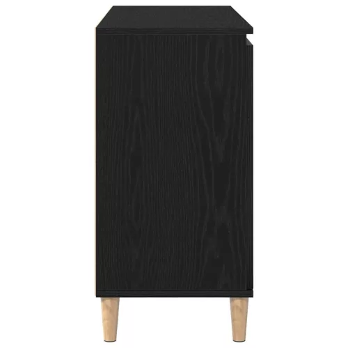 Széf fiókkal Fekete 101 x 35 x 60 cm Faanyag
