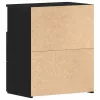 Éjjeliszekrény fiókkal Musta tammi 50 x 32 x 60 cm Faanyag