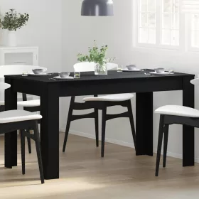 Étkezőasztal Musta tammi 140 x 74.5 x 76 cm Faanyag