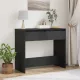 Fekete tölgyszínű szerelt fa dohányzóasztal 89x41x76,5 cm