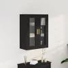 Fali Szekrény Musta tammi 69.5 x 34 x 90 cm
