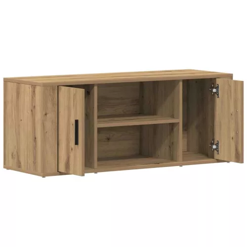 TV Szekrény kézműves tölgy 100 x 35 x 40 cm Faanyag