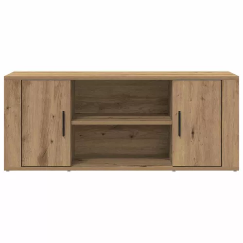 TV Szekrény kézműves tölgy 100 x 35 x 40 cm Faanyag