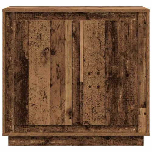 Oldal tároló Régi fa 80 x 34 x 75 cm Faanyag