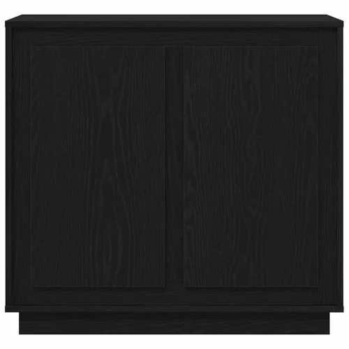 Modern Büfé Oldalszekrény Musta tammi 80 x 34 x 75 cm Faanyag