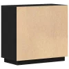 Modern Büfé Oldalszekrény Musta tammi 80 x 34 x 75 cm Faanyag