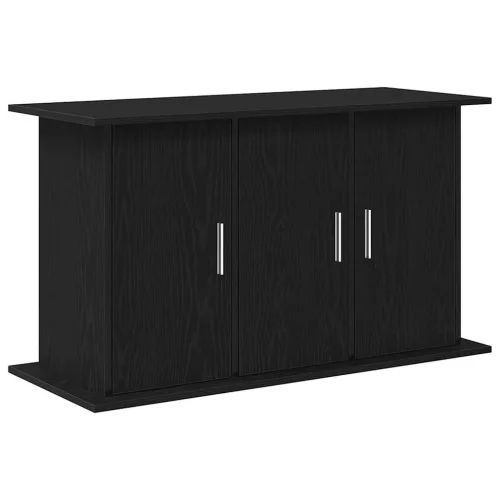 Fekete tölgyfa akváriumállvány 101 x 41 x 58 cm
