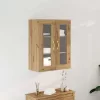 Fali szekrény kézműves tölgy 69.5 x 34 x 90 cm Faanyag