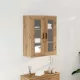 Fali szekrény kézműves tölgy 69.5 x 34 x 90 cm Faanyag
