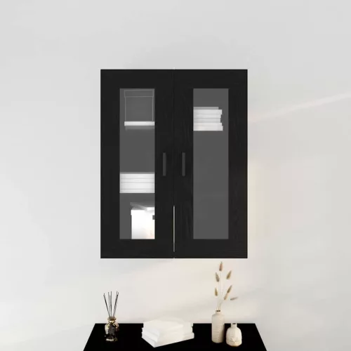 Fali szekrény Musta tammi 69.5 x 34 x 90 cm Faanyag