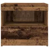 Éjjeli Szekrény fiókkal 2 pcs Régi fa 50 x 40 x 45 cm Faanyag