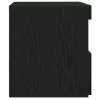 Éjjeli Szekrény 2 pcs Musta tammi 50 x 40 x 45 cm Faanyag