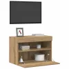 TV Fali Szekrény kézműves tölgy 60 x 30 x 40 cm Faanyag