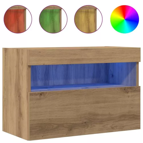 TV Fali Szekrény kézműves tölgy 60 x 30 x 40 cm Faanyag