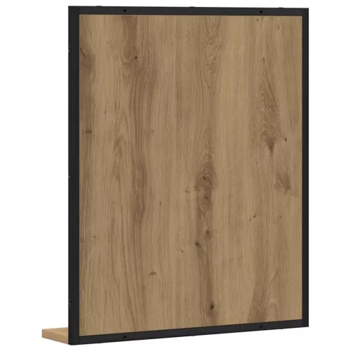 Fürdőszobai tükör kézműves tölgy 50 x 12 x 60 cm Faanyag