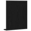 Fürdőszobai tükör polcokkal Musta tammi 50 x 12 x 60 cm Faanyag