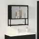 Fürdőszobai tükrös szekrény Musta tammi 60 x 16 x 60 cm Faanyag