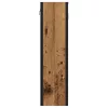 Antik fa szerelt fa fürdőszobai tükör 60 x 16 x 60 cm