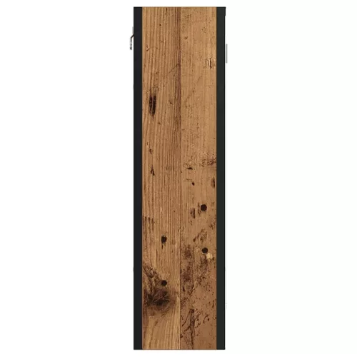 Antik fa szerelt fa fürdőszobai tükör 60 x 16 x 60 cm