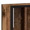 Antik fa szerelt fa fürdőszobai tükör 60 x 16 x 60 cm