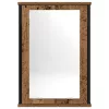 Antik fa szerelt fa fürdőszobai tükör 42 x 12 x 60 cm