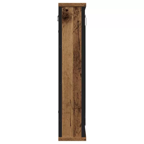 Antik fa szerelt fa fürdőszobai tükör 42 x 12 x 60 cm