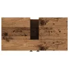 Antik fa szerelt fa fürdőszobai mosdószekrény 60 x 30 x 60 cm