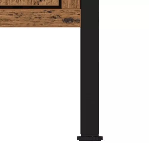 Antik fa szerelt fa fürdőszobai mosdószekrény 60 x 30 x 60 cm