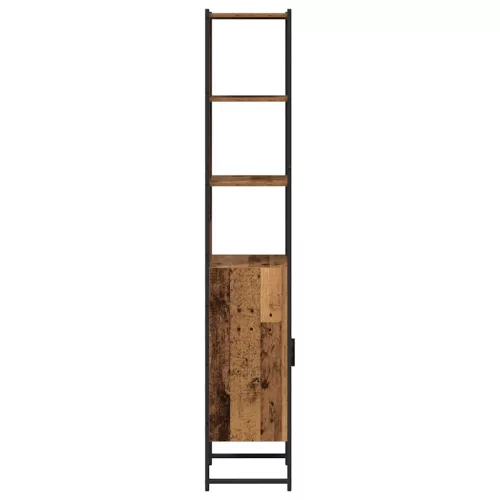 Fürdőszoba Székény polcokkal Régi fa 33 x 33 x 185.5 cm Faanyag