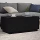 Fekete tölgy dohányzóasztal LED-lámpákkal 90x50x40 cm