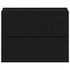 Éjjeliszekrény 2 pcs Musta tammi 40 x 30 x 30 cm Faanyag