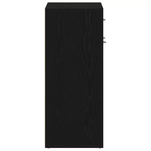 Cipőtartó fiókkal polcokkal Musta tammi 60 x 35 x 84 cm Faanyag