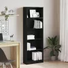 Könyvespolc Musta tammi 60 x 24 x 176 cm Faanyag