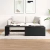 Dohányzóasztal Musta tammi 150 x 50 x 35 cm Faanyag