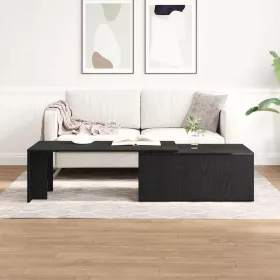 Dohányzóasztal Musta tammi 150 x 50 x 35 cm Faanyag