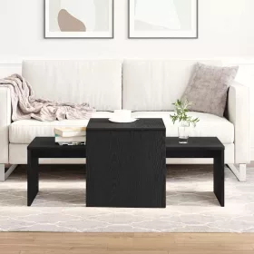 Egymásba helyezhető asztalok Musta tammi 100 x 48 x 40 cm