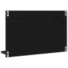 Tükörpolc polcokkal Fekete tölgy 60 x 10.5 x 37 cm Faanyag