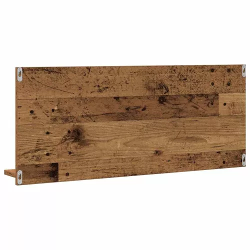 Tükörpolc polcokkal tárolóval Öreg fa 90 x 10.5 x 37 cm Faanyag
