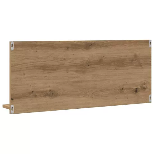 Tükörpolc polcokkal Kézműves tölgy 90 x 10.5 x 37 cm Faanyag