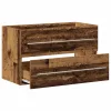 Antik fa színű szerelt fa mosdószekrény 80x38,5x48 cm