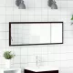 LED Fürdőszoba Tükör Musta tammi 100 x 8.5 x 37 cm Faanyag