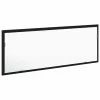 LED Fürdőszoba Tükör Musta tammi 100 x 8.5 x 37 cm Faanyag