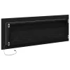LED Fürdőszoba Tükör Musta tammi 100 x 8.5 x 37 cm Faanyag