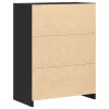 Fürdőszekrény Fekete tölgy 60 x 33 x 80 cm Tömör tölgy fa